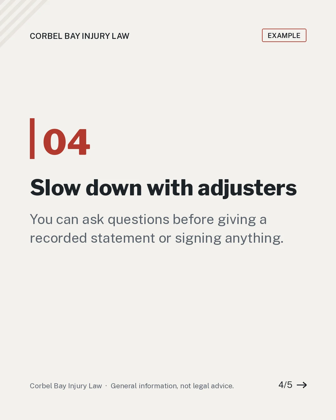 Carousel slide 4 of 5: Slow down with adjusters